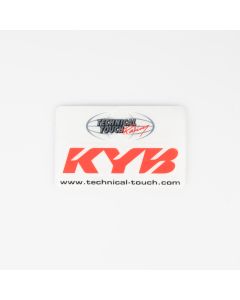 Sticker RCU kyb by technical touch RED