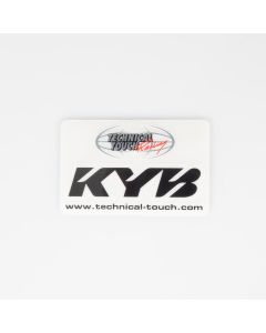 Sticker RCU KYB by Technical Touch BLACK