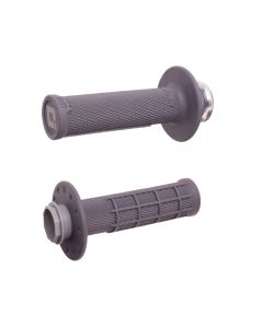 Micro-X Half-Waffle Lock-On Grip Graphite/Silver