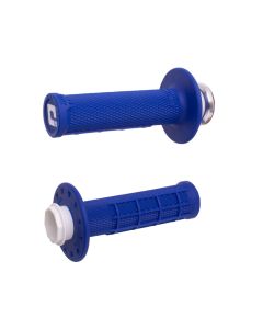 Micro-X Half-Waffle Lock-On Grip Blue/Silver