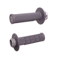Micro-X Half-Waffle Lock-On Grip Graphite/Silver