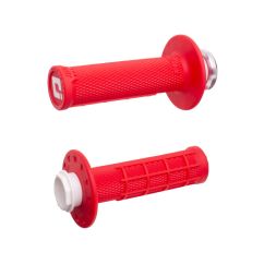 Micro-X Half-Waffle Lock-On Grip Red/Silver
