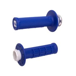 Micro-X Half-Waffle Lock-On Grip Blue/Silver